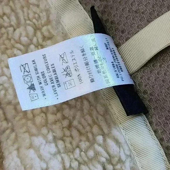 PATAGONIA 23071 Retro-X Deep Pile Fleece Zip‎ Front Jacket Size Small Oatmeal B2 - Picture 5 of 6